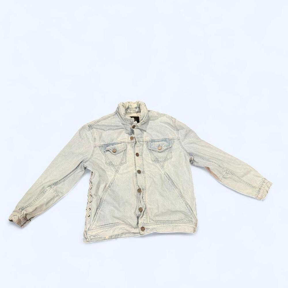 Eleven Paris Y2K Lace-Up Denim Jacket – Men’s Medium
